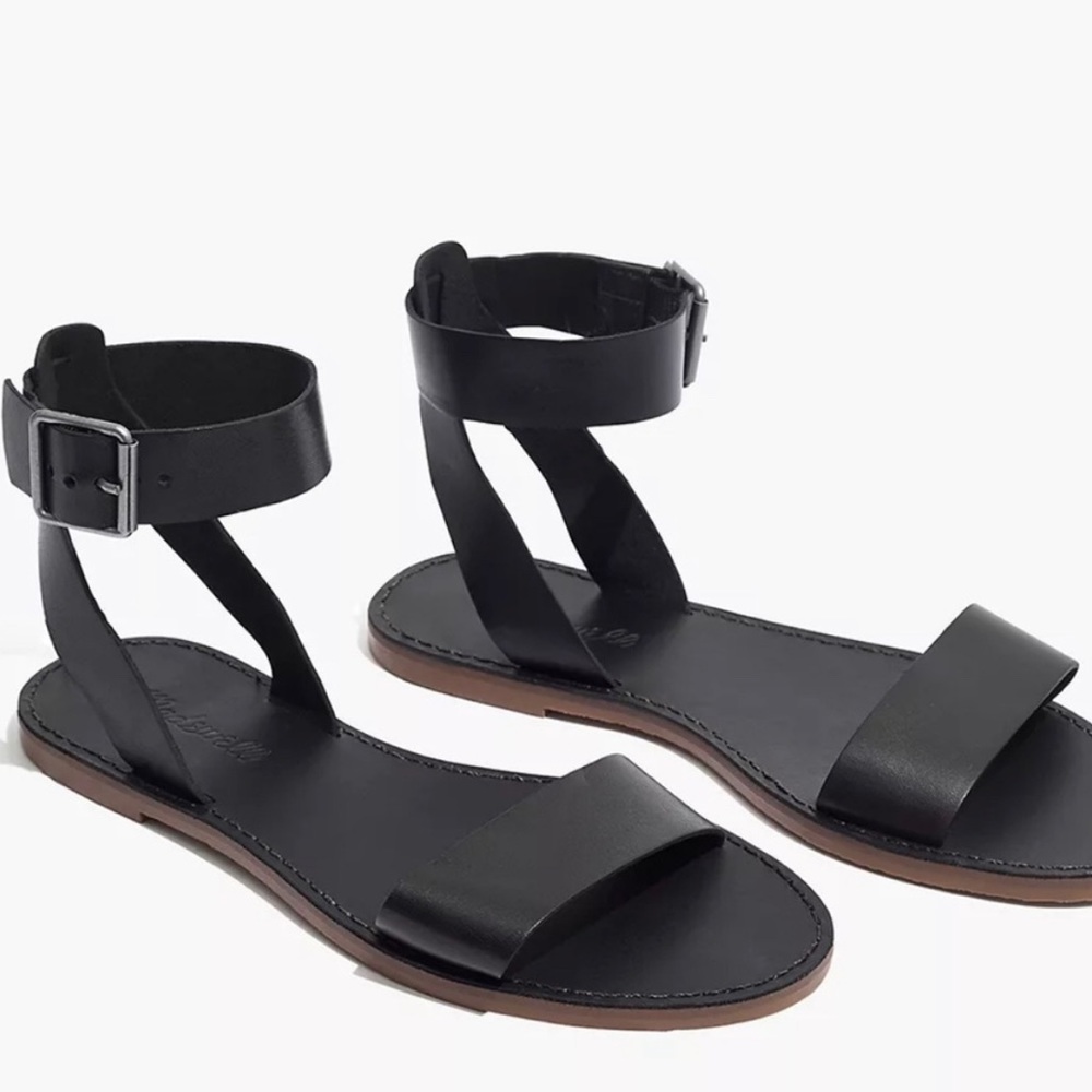 *NEW* Leather Madewell ankle sandals